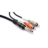 HOSA 1/4'' TRS (M) <-> Dual RCA (M) Insert kablo, 2 mt.