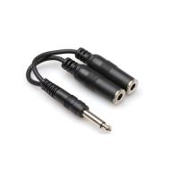 HOSA 1/4'' TS (M) <-> Dual 1/4'' TS (F) Y-kablo