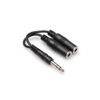 HOSA 1/4'' TRS (M) <-> Dual 1/4'' TRS (F) Y-kablo