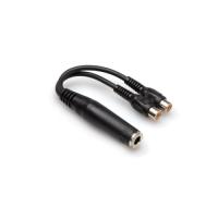 HOSA 1/4'' TS (F) <-> Dual RCA (F) Y-kablo