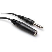 HOSA 1/4" TRS (F) - 1/4" TRS (M) Kulaklık uzatma kablosu, 3 Mt.