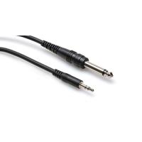 HOSA 3.5 mm TRS (M) <-> 1/4'' TS (M) Mono kablo, 3 mt.
