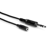 HOSA 3.5 mm TRS (F) - 1/4" TRS (M) Kulaklık adaptör kablosu, 7.5 mt.