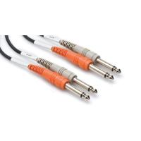 HOSA Dual 1/4'' TS (M) - 1/4'' TS (M) Balanssız kablo 3 mt.