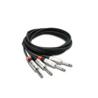 HOSA Pro 1/4"TS (M) - 1/4'' TS (M) Balanssız Çift kablo 1.5 mt.