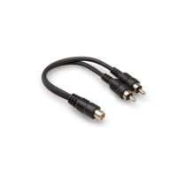HOSA RCA (F) <-> Dual RCA (M) Y-kablo