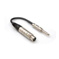 HOSA XLR (M) <-> 1/4'' TS (F) empedans bağdaştırıcı