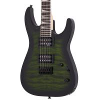 Jackson JS Dinky Arch Top JS32Q DKA HT Amaranth Klavye Transparent Green Burst Elektro Gitar