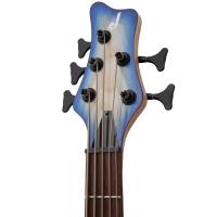 Jackson Pro Spectra Bass SBA V Caramelized Jatoba Klavye Blue Burst 5 Telli Bas Gitar