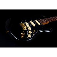 Jet JS-380 BK G SSS Elektro Gitar (Black)