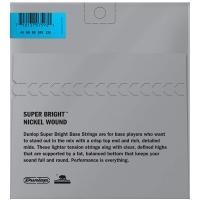 Jim Dunlop DBSBN45125 Super Bright Nickel Wound 5 Telli Bas Gitar Teli (45-125)