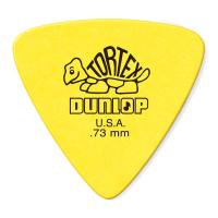 Jim  Dunlop 431P.73 Tortex Triangle Yellow 6'lı Paket Pena (0.73 mm)
