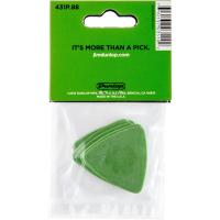 Jim Dunlop 431P.88 Tortex Triangle Green 6'lı Paket Pena (0.88 mm)