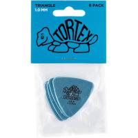 Jim Dunlop 431P1.0 Tortex Triangle Blue 6'lı Paket Pena (1.00 mm)
