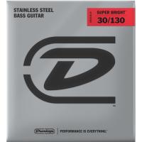 Jim Dunlop DBSBS30130 Super Bright Medium 6 Telli Bas Gitar Teli (30-130)