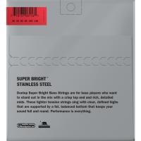 Jim Dunlop DBSBS30130 Super Bright Medium 6 Telli Bas Gitar Teli (30-130)