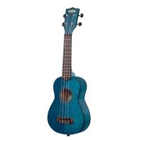 Kala KA-SEMB Egzotik Maun Soprano Ukulele (Blue)
