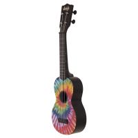 Kala KA-SU-TIEDYE Ukadelic Tiedye Soprano Ukulele