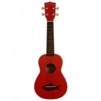 Kala Makala Shark Soprano Ukulele (Kırmızı)