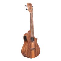 Kala Teak Tri-Top Cutaway Concert Elektro Ukulele