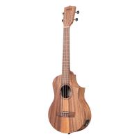 Kala Teak Tri-Top Cutaway Tenor Elektro Ukulele