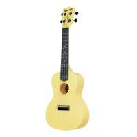 Kala Waterman Recycled Concert Ukulele (Starlight Yellow - Glow In The Dark)