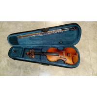 KINGLOS KNG PJA-1003 ÖĞRENCİ KEMANI MAT 4/4 KUTULU, ÖN LADİN, ARKA VE 