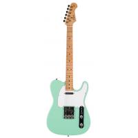 Kozmos KTL-ALDSS-GMN-SFG SS Manyetik Akçaağaç Klavye Surf Green Elektro Gitar
