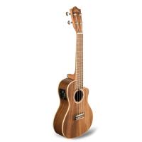 Lanikai ACST-CEC Akasya Masif Kapak Concert Elektro Ukulele
