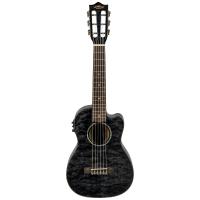 Lanikai QM-BKCEG Quilted Maple Guitalele