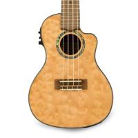 Lanikai QM-NACEC Quilted Maple Concert Preamp Elektro Ukulele