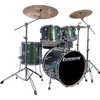 Ludwig Element Evolution LCEE20018 Emerald Green Sparkle Bateri Seti