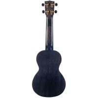 Mahalo MH2WTBK Hano Series Concert Ukulele (Transparent Black)