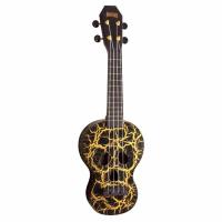 Mahalo Soprano Ukulele (Skull Black)