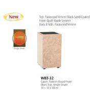 MAXTONE WBT-32 CAJON PATTERN WOOD FRONT SINGLE SNARE BLACK  :MAXT
