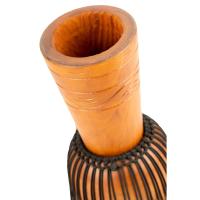Meinl ADJ2-L+BAG African Style Rope Tuned Series Large 12" Djembe (Brown)