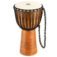 Meinl ADJ2-M+BAG African Style Rope Tuned Series Medium 10" Djembe (Brown)