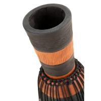 Meinl ADJ3-M+BAG African Style Rope Tuned Series Medium 10" Djembe (Brown/Black)