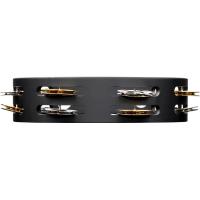 Meinl CTA2B-BK Brass jingle Wood 8" Compact Tamburin