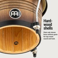 Meinl FWB190ATB-M Free Ride Series 6.75" / 8" Bongo Set (Antique Tobacco Burst)