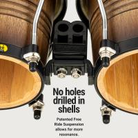 Meinl FWB190ATB-M Free Ride Series 6.75" / 8" Bongo Set (Antique Tobacco Burst)