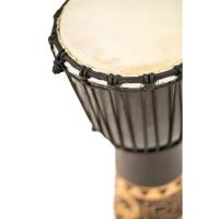 Meinl HDJ1-S Carving African Style 8" Djembe (Dark Brown)