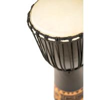 Meinl HDJ1-L Carving African Style 12" Djembe (Dark Brown)