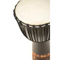 Meinl HDJ1-XL Carving African Style 13" Djembe (Dark Brown)