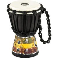 Meinl HDJ7-XXS African Style XX-Small Djembe (Black Gecko Design)