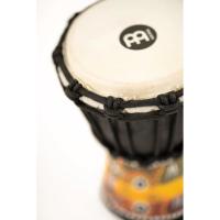 Meinl HDJ7-XXS African Style XX-Small Djembe (Black Gecko Design)
