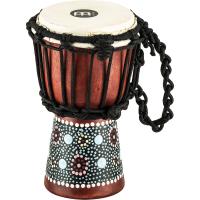 Meinl HDJ8-XXS African Style XX-Small Djembe (Red Flower Desing)