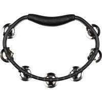 Meinl HTBK Stainless Steel Jingles 1 Row Hand Tamburin (Siyah)