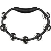 Meinl HTMT1BK ABS Plastic Stainless Steel Jingles 2 Row Tamburin (Siyah)