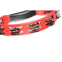Meinl HTMT1R Stainless Steel Jingles Headliner Range Hand Tamburin (Kırmızı)